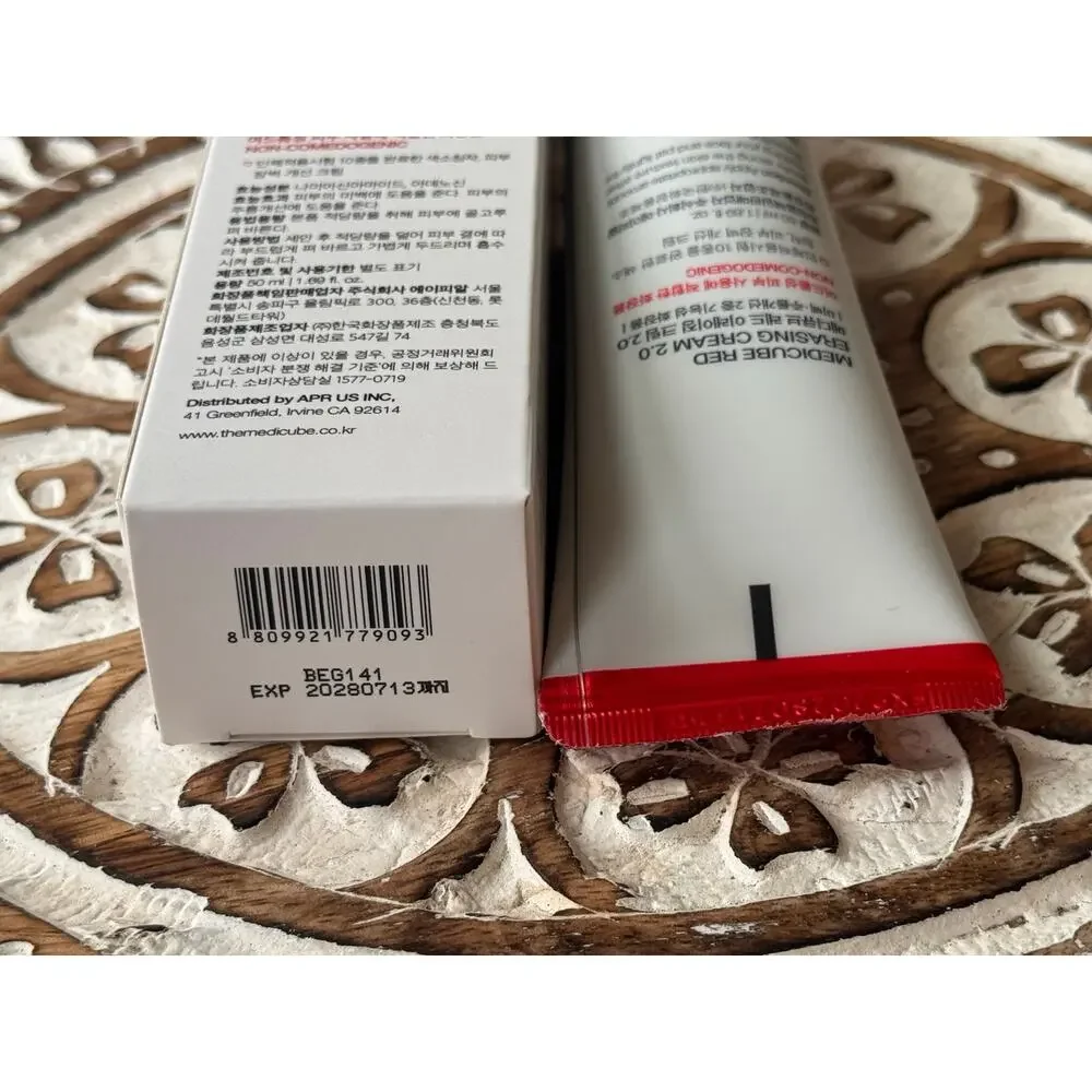 Medicube Red Erasing Cream 2.0 50ml Non-Comedogenic K-Beauty Face Cream Sealed